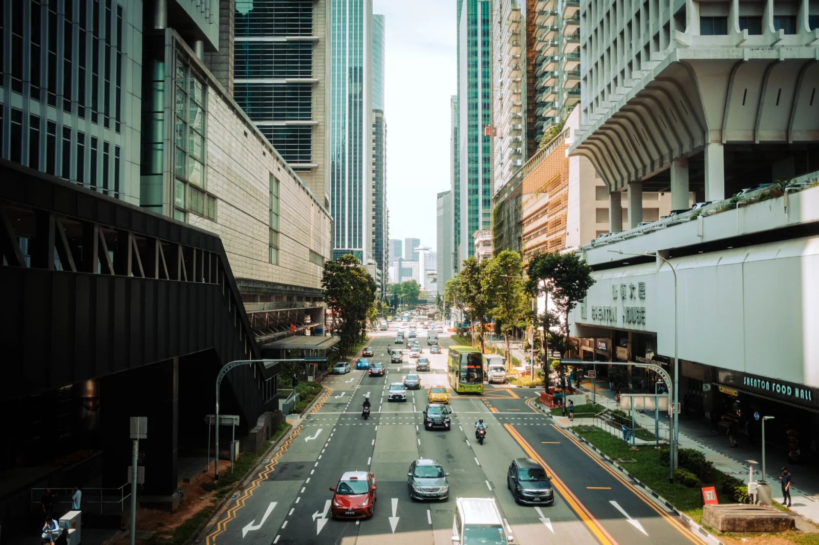 Professional business environment in Singapore
