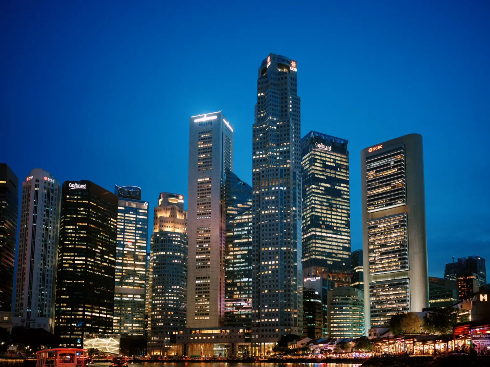 Business district and professional context for Singapore