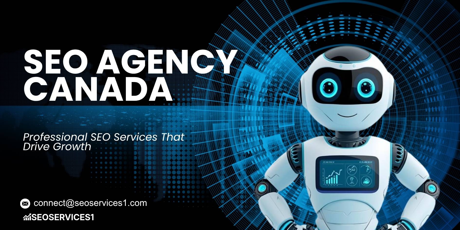 SEO agency Canada offering professional SEO services, local SEO, Shopify SEO, WooCommerce SEO and AI search optimization