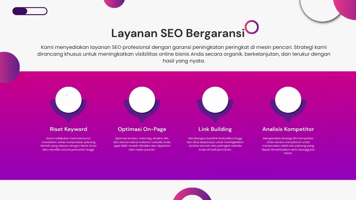 Layanan Jasa SEO Bergaransi