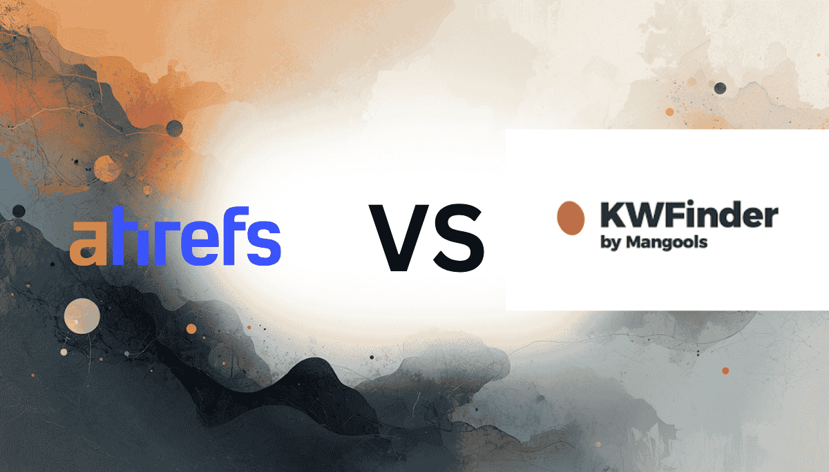 Homepage Ahrefs vs KWFinder