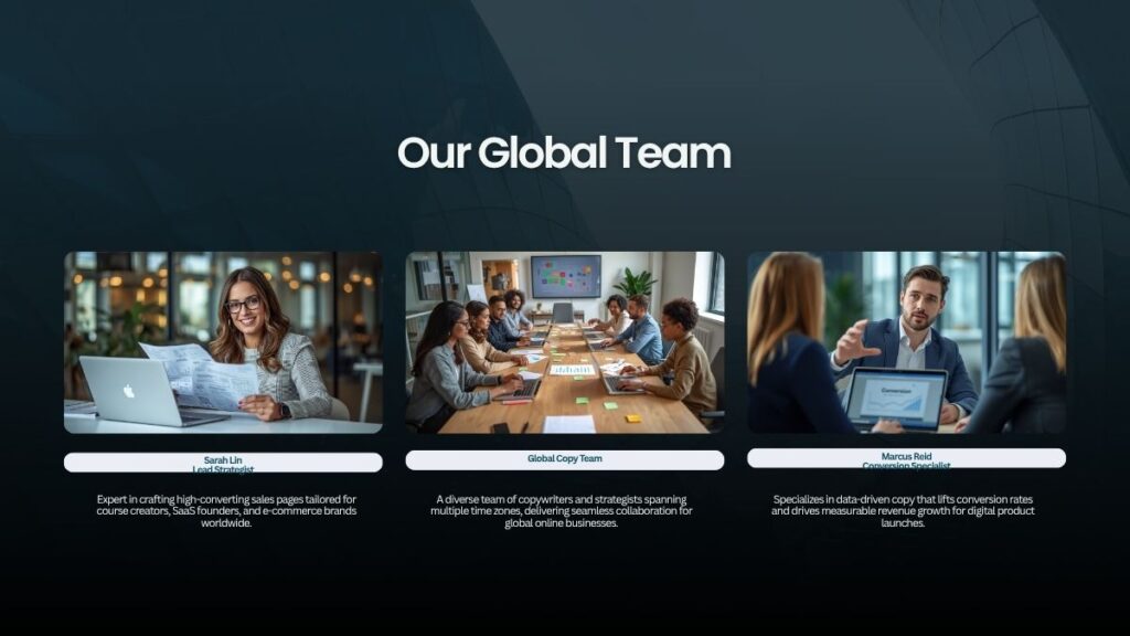 Sales Page Case Study Visuals