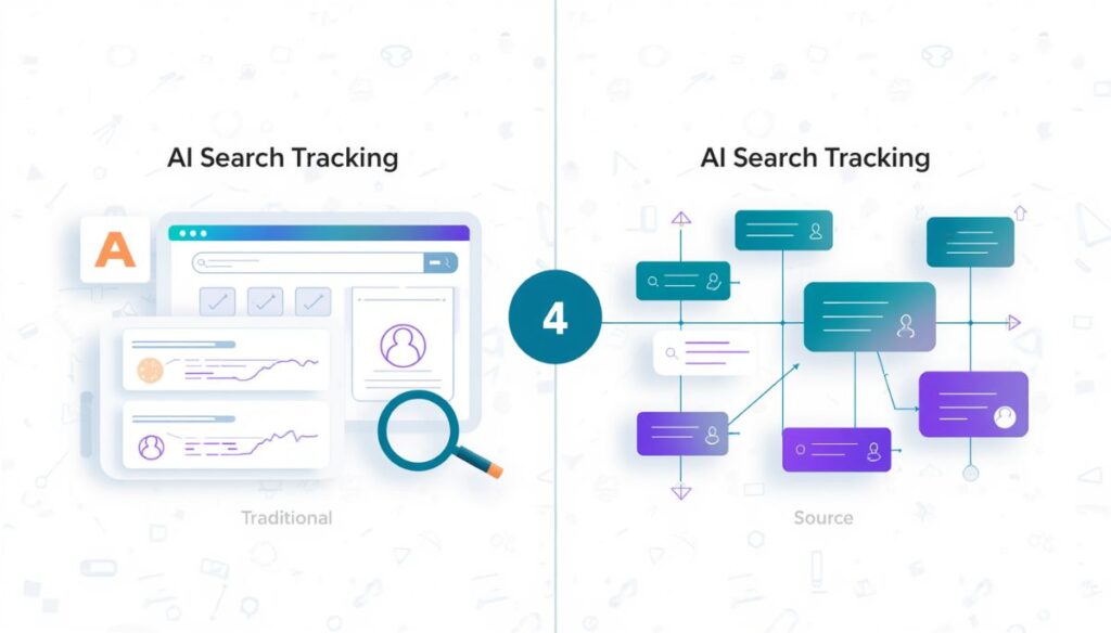 How Can I Track My Website's Performance in AI Search Engines? A Practical 2026 Guide with Real Data Visual overview showing how AI search tracking differs from traditional SEO with brand mentions and citations across major AI platforms